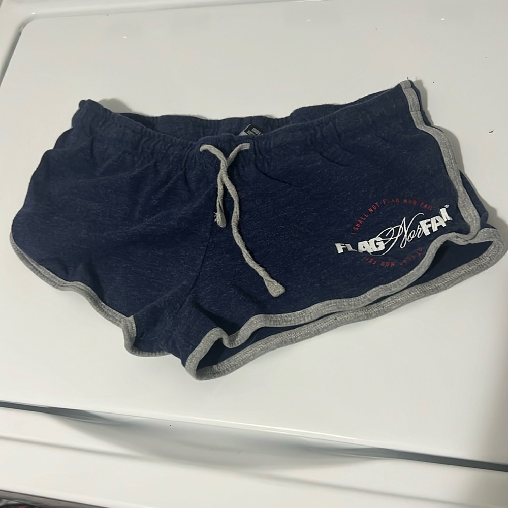Flag nor Fail lounge/athletic booty shorts. Worn, in good condition.